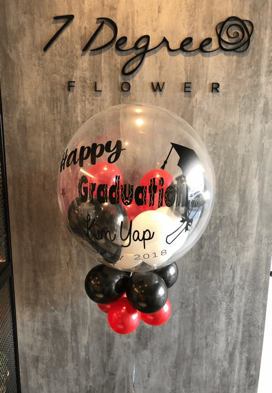 BL004 22” Helium Bubble Balloon